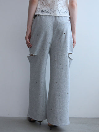 BIJOU SLIT SWEAT PANTS