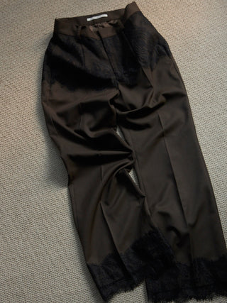 LACE TRIM PANTS