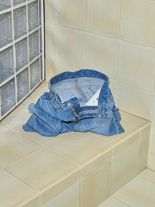 SLIT LEG DENIM