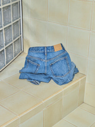 SLIT LEG DENIM