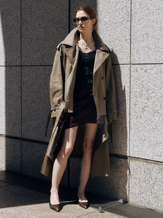 LEATHER LONG SCARF