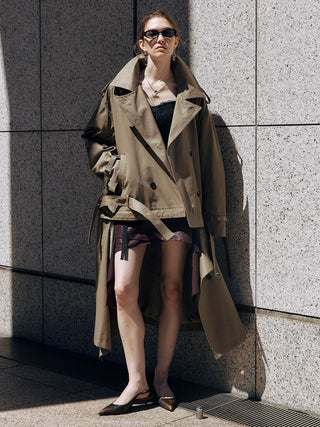 OVER DETACHABLE TRENCH COAT