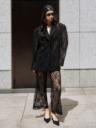 LACE SINGLE JACKET