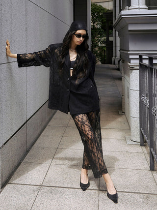 LACE SINGLE JACKET