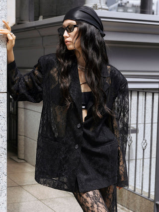 LACE SINGLE JACKET