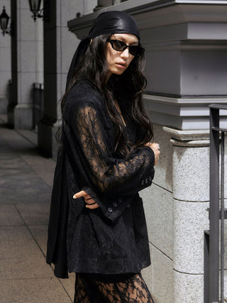 LACE SINGLE JACKET