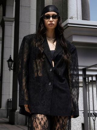 LACE SINGLE JACKET