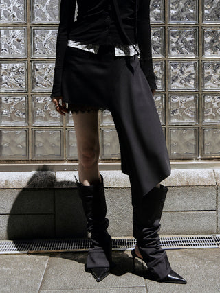 IREGULARHEM MINI SKIRT