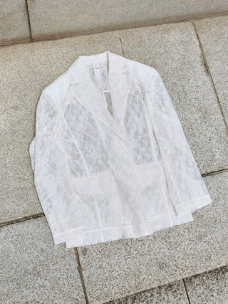 LACE SINGLE JACKET