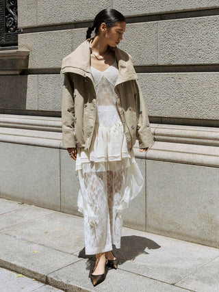 PEPLUM LACE TOPS