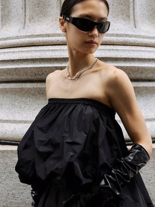 ASYMMETRY BALLOON SKIRT