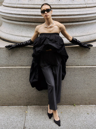 ASYMMETRY BALLOON SKIRT