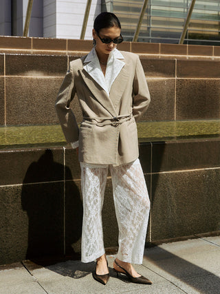 LACE SINGLE JACKET