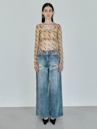 LAYERED LIKE DENIM PANTS