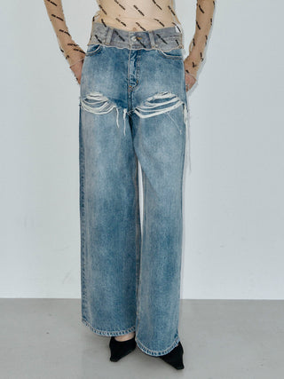LAYERED LIKE DENIM PANTS