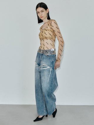 LAYERED LIKE DENIM PANTS