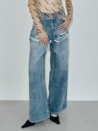LAYERED LIKE DENIM PANTS