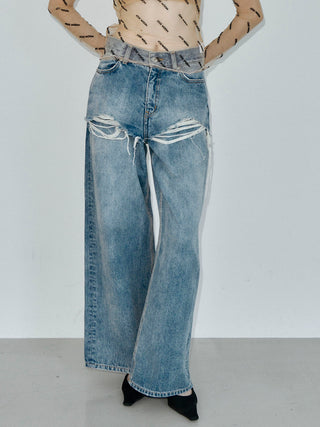 LAYERED LIKE DENIM PANTS