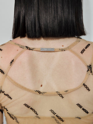 SHEER 2WAY MONOGRAM TOPS