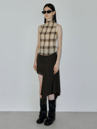 SHEER PLEATED BLOUSE