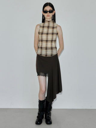 SHEER PLEATED BLOUSE