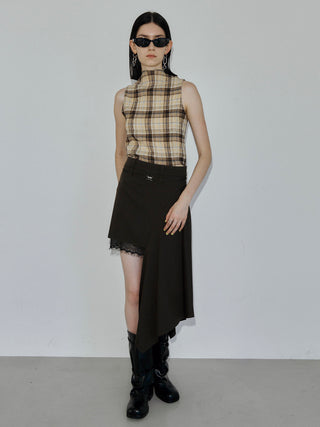 IREGULARHEM MINI SKIRT