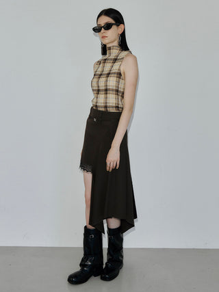IREGULARHEM MINI SKIRT