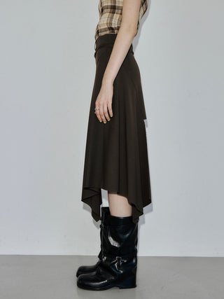 IREGULARHEM MINI SKIRT