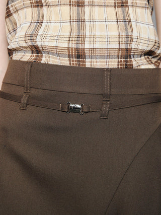 IREGULARHEM MINI SKIRT