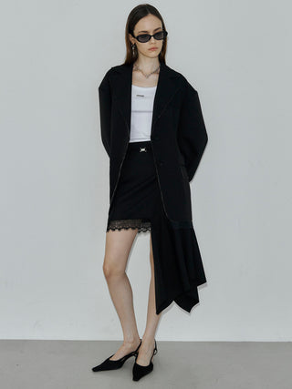 IREGULARHEM MINI SKIRT