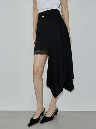 IREGULARHEM MINI SKIRT