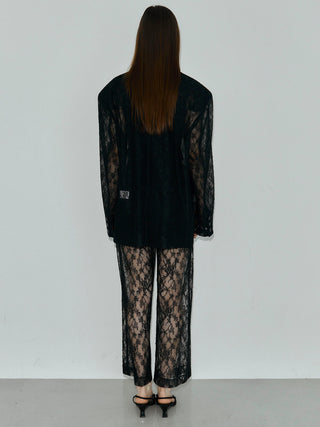 LACE SINGLE JACKET