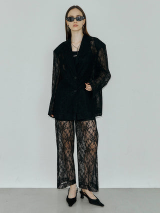 LACE SINGLE JACKET