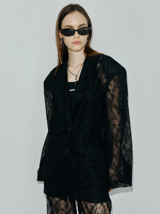 LACE SINGLE JACKET