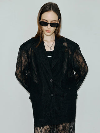 LACE SINGLE JACKET