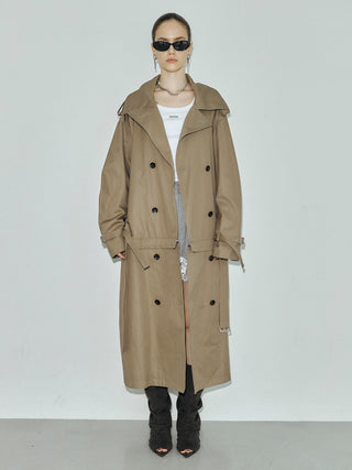 OVER DETACHABLE TRENCH COAT