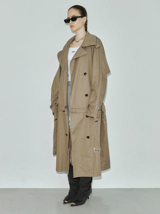 OVER DETACHABLE TRENCH COAT