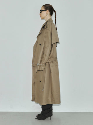 OVER DETACHABLE TRENCH COAT