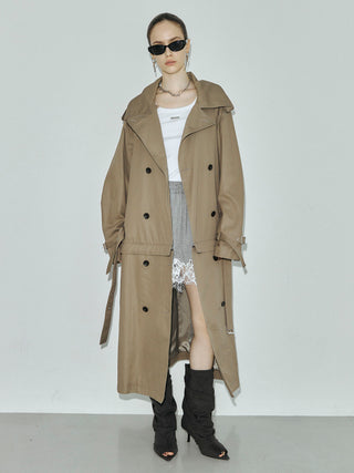OVER DETACHABLE TRENCH COAT