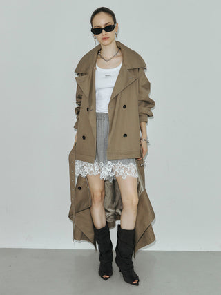 OVER DETACHABLE TRENCH COAT