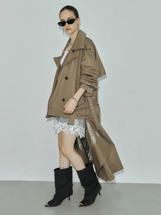 OVER DETACHABLE TRENCH COAT