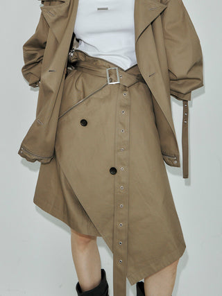 OVER DETACHABLE TRENCH COAT