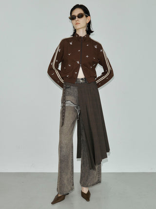 SEPARATE SCREW PLEATS SKIRT