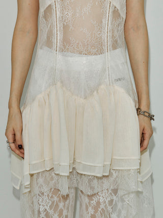 PEPLUM LACE TOPS