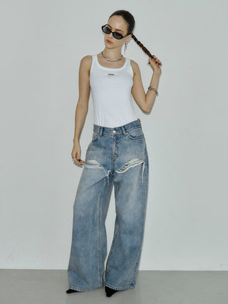LAYERED LIKE DENIM PANTS