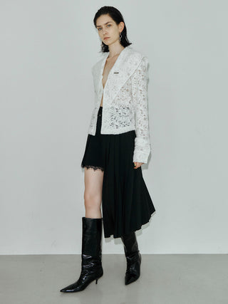 SEPARATE SCREW PLEATS SKIRT