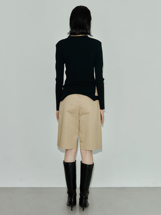 POWER SHOULDER POLOKNIT