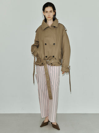 OVER DETACHABLE TRENCH COAT