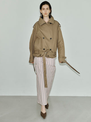 OVER DETACHABLE TRENCH COAT
