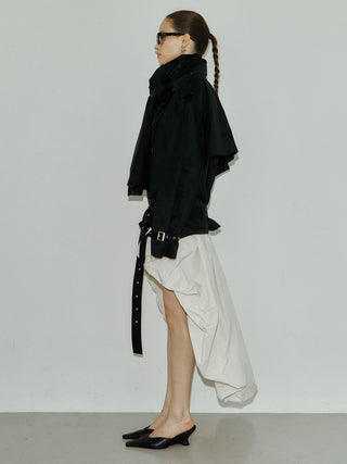 OVER DETACHABLE TRENCH COAT